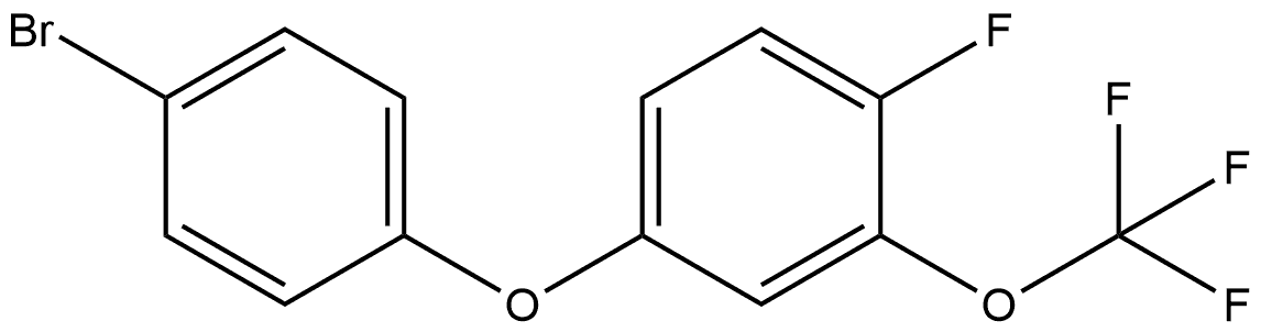 4-(4-Bromophenoxy)-1-fluoro-2-(trifluoromethoxy)benzene Structure