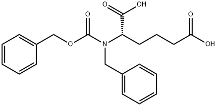 Hexanedioic acid, 2-[[(phenylmethoxy)carbonyl](phenylmethyl)amino]-, (S)- (9CI) Structure