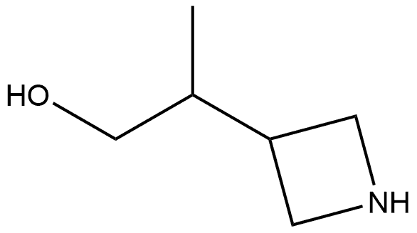 3-Azetidineethanol, β-methyl- Structure