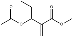 Pentanoic acid, 3-(acetyloxy)-2-methylene-, methyl ester 구조식 이미지