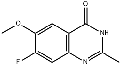 4(3H)-Quinazolinone, 7-fluoro-6-methoxy-2-methyl- Structure