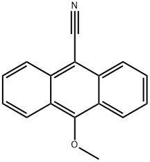 9-Anthracenecarbonitrile, 10-methoxy- Structure