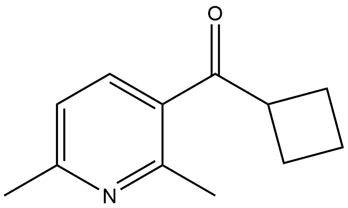 Cyclobutyl(2,6-dimethyl-3-pyridinyl)methanone Structure