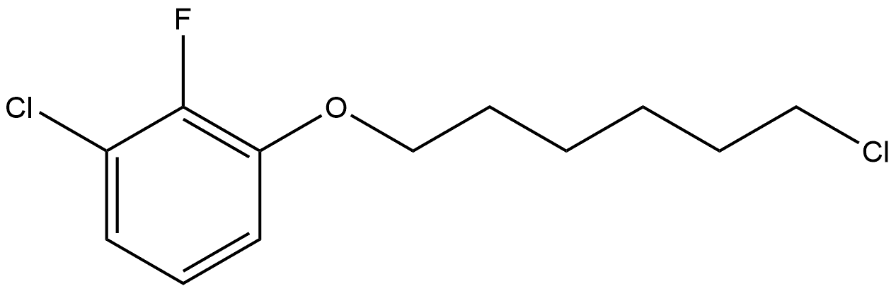 1-Chloro-3-[(6-chlorohexyl)oxy]-2-fluorobenzene Structure