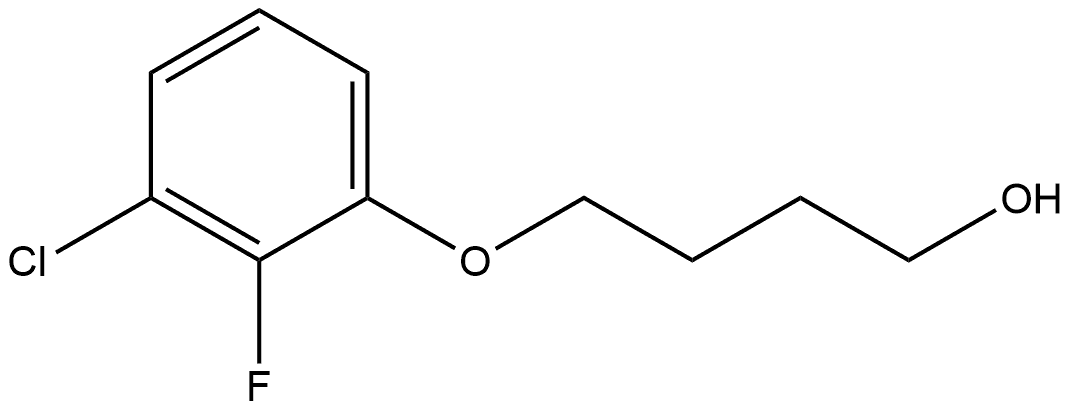 4-(3-Chloro-2-fluorophenoxy)-1-butanol Structure