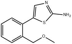 5-(2-(Methoxymethyl)phenyl)thiazol-2-amine Structure