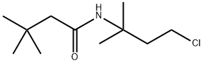 Butanamide, N-(3-chloro-1,1-dimethylpropyl)-3,3-dimethyl- Structure