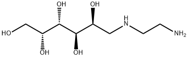 D-Galactitol, 1-[(2-aminoethyl)amino]-1-deoxy- Structure