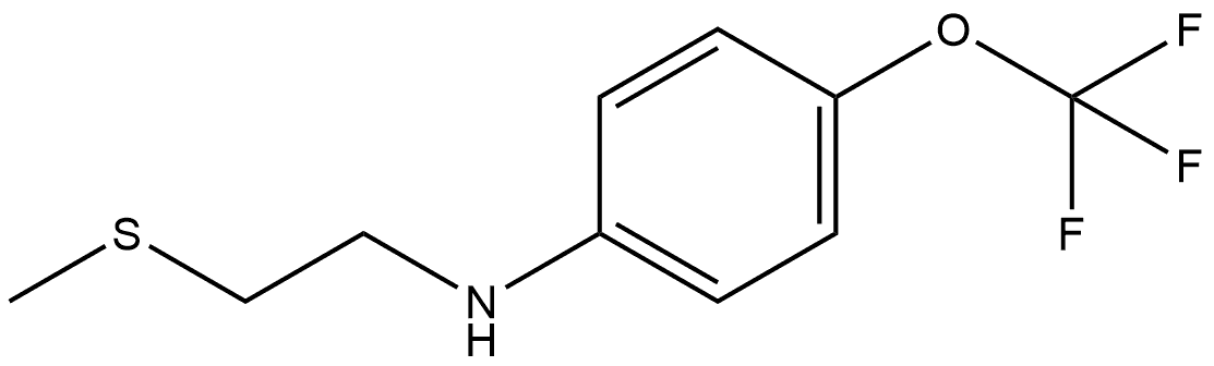 N-[2-(Methylthio)ethyl]-4-(trifluoromethoxy)benzenamine Structure