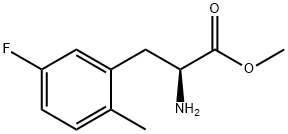 Phenylalanine, 5-fluoro-2-methyl-, methyl ester Structure