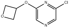 2-Chloro-6-(oxetan-3-yloxy)pyrazine 구조식 이미지