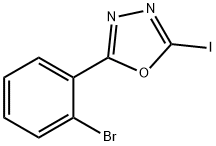 2-(2-bromophenyl)-5-iodo-1,3,4-oxadiazole Structure