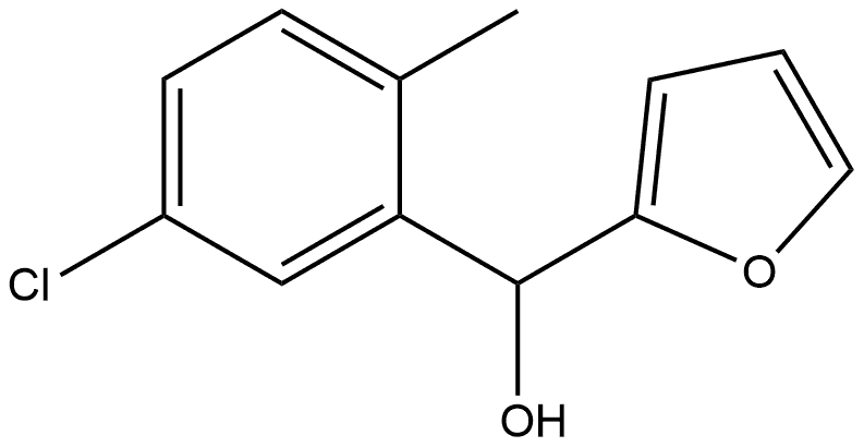 (5-chloro-2-methylphenyl)(furan-2-yl)methanol Structure