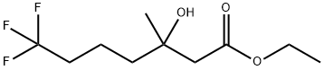Heptanoic acid, 7,7,7-trifluoro-3-hydroxy-3-methyl-, ethyl ester 구조식 이미지