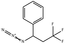 (1-Azido-3,3,3-trifluoropropyl)benzene Structure