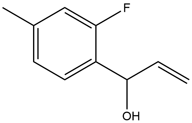 α-Ethenyl-2-fluoro-4-methylbenzenemethanol Structure