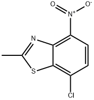 7-chloro-2-methyl-4-nitrobenzo[d]thiazole Structure