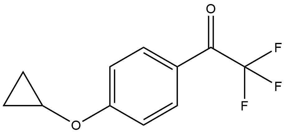 1-(4-Cyclopropoxyphenyl)-2,2,2-trifluoroethanone Structure