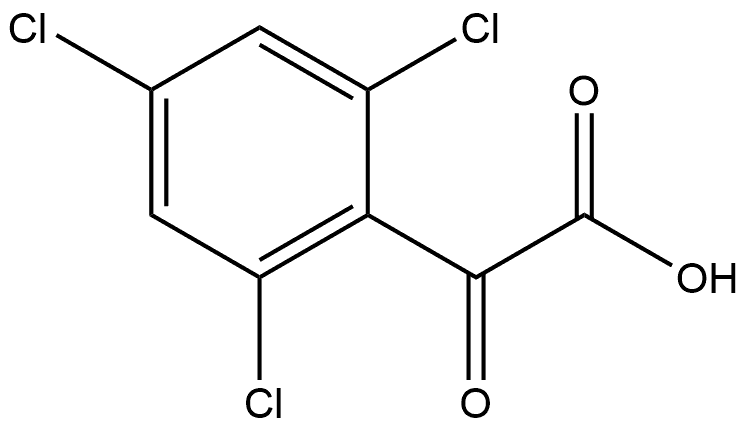 2,4,6-Trichloro-α-oxobenzeneacetic acid Structure