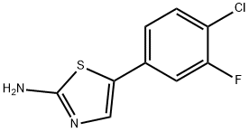 5-(4-Chloro-3-fluorophenyl)thiazol-2-amine Structure