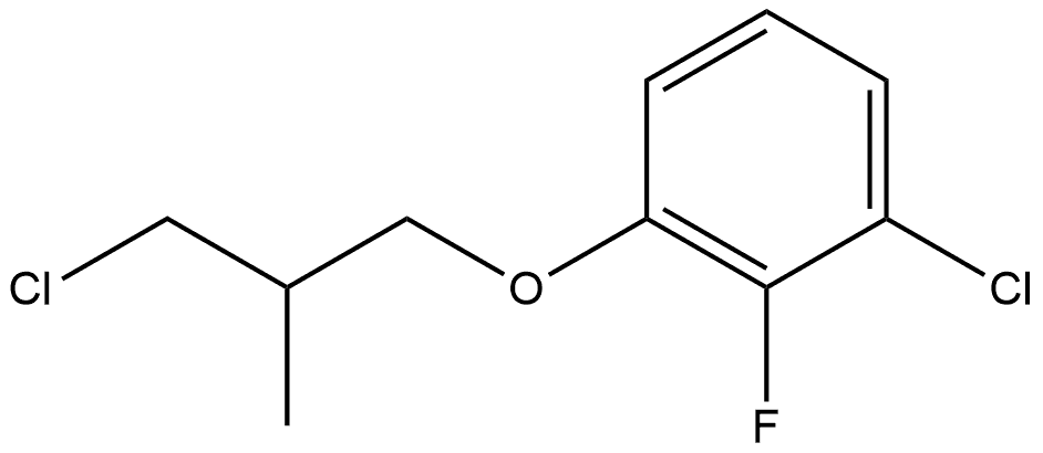 1-Chloro-3-(3-chloro-2-methylpropoxy)-2-fluorobenzene Structure