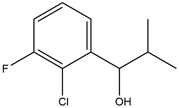 1-(2-chloro-3-fluorophenyl)-2-methylpropan-1-ol Structure