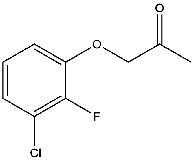 2-Propanone, 1-(3-chloro-2-fluorophenoxy)- Structure