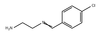 1,2-Ethanediamine, N1-[(4-chlorophenyl)methylene]- 구조식 이미지