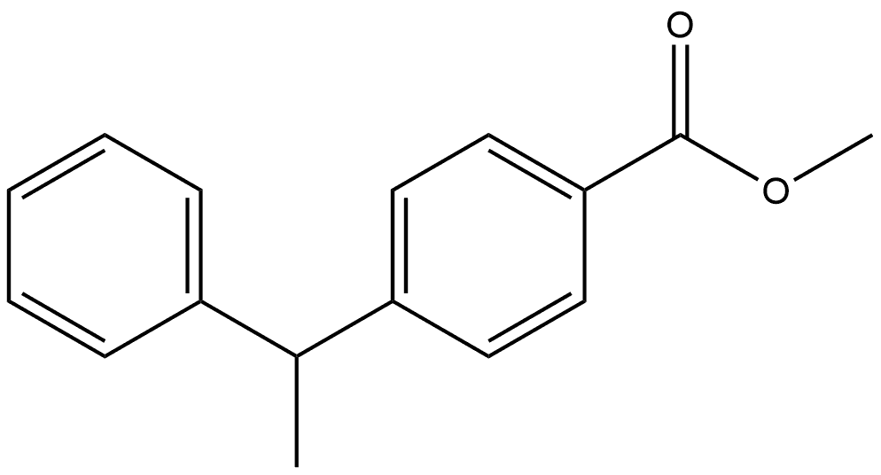 Methyl 4-(1-phenylethyl)benzoate Structure