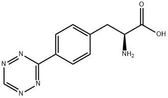 4-(1,2,4,5-tetrazin-3-yl)phenylalanine 구조식 이미지