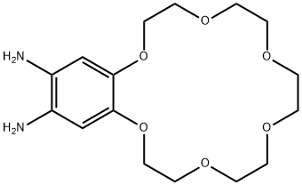 1,4,7,10,13,16-Benzohexaoxacyclooctadecin-18,19-diamine, 2,3,5,6,8,9,11,12,14,15-decahydro- Structure