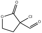 3-Furancarboxaldehyde, 3-chlorotetrahydro-2-oxo- Structure