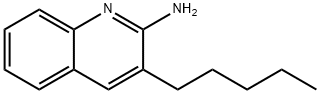 2-Quinolinamine, 3-pentyl- Structure