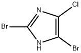 1H-Imidazole, 2,5-dibromo-4-chloro- Structure