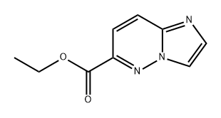 Imidazo[1,2-b]pyridazine-6-carboxylic acid, ethyl ester Structure