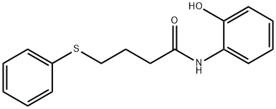 N-(2-hydroxyphenyl)-4-(phenylsulfanyl)butanamide Structure