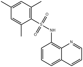 2,4,6-Trimethyl-N-(quinolin-8-yl)benzenesulfonamide Structure