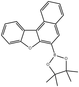 Benzo[b]naphtho[1,2-d]furan, 6-(4,4,5,5-tetramethyl-1,3,2-dioxaborolan-2-yl)- Structure