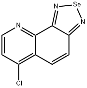 [1,2,5]Selenadiazolo[3,4-h]quinoline, 6-chloro- Structure