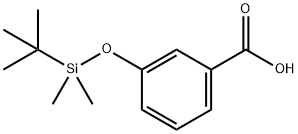Benzoic acid, 3-[[(1,1-dimethylethyl)dimethylsilyl]oxy]- 구조식 이미지
