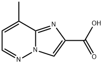 Imidazo[1,2-b]pyridazine-2-carboxylic acid, 8-methyl- Structure