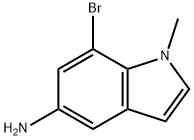 1H-Indol-5-amine, 7-bromo-1-methyl- Structure