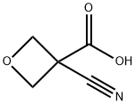 3-cyanooxetane-3-carboxylic acid Structure