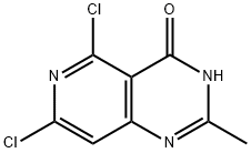 Pyrido[4,3-d]pyrimidin-4(3H)-one, 5,7-dichloro-2-methyl- Structure