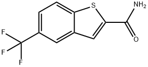 5-(Trifluoromethyl)benzothiophene-2-carboxamide Structure
