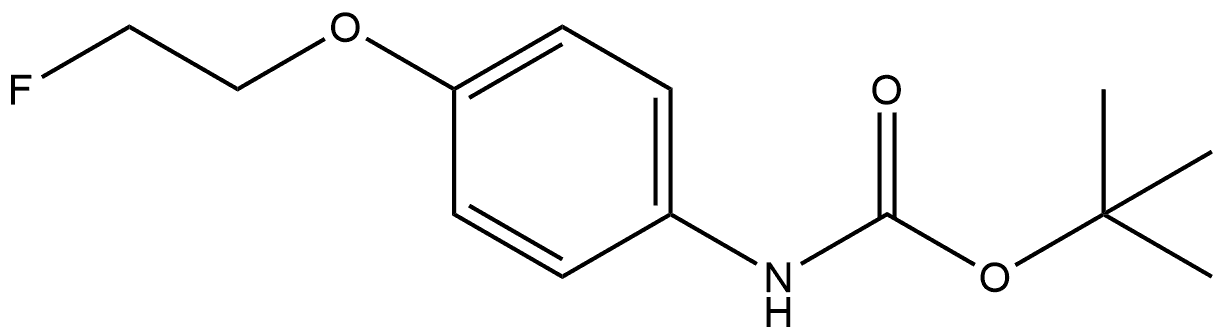 tert-butyl (4-(2-fluoroethoxy)phenyl)carbamate Structure