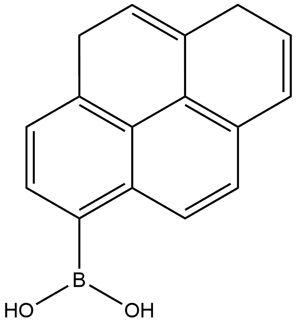 B-(4,6-Dihydro-1-pyrenyl)boronic acid Structure