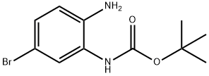 Carbamic acid, N-(2-amino-5-bromophenyl)-, 1,1-dimethylethyl ester Structure