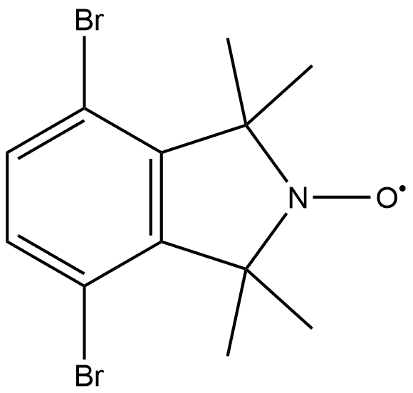 4,7-Dibromo-1,3-dihydro-1,1,3,3-tetramethyl-2H-isoindol-2-yloxy Structure