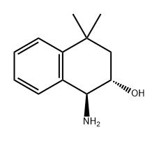 1-amino-4,4-dimethyl-1,2,3,4-tetrahydronaphthalen-2-ol Structure